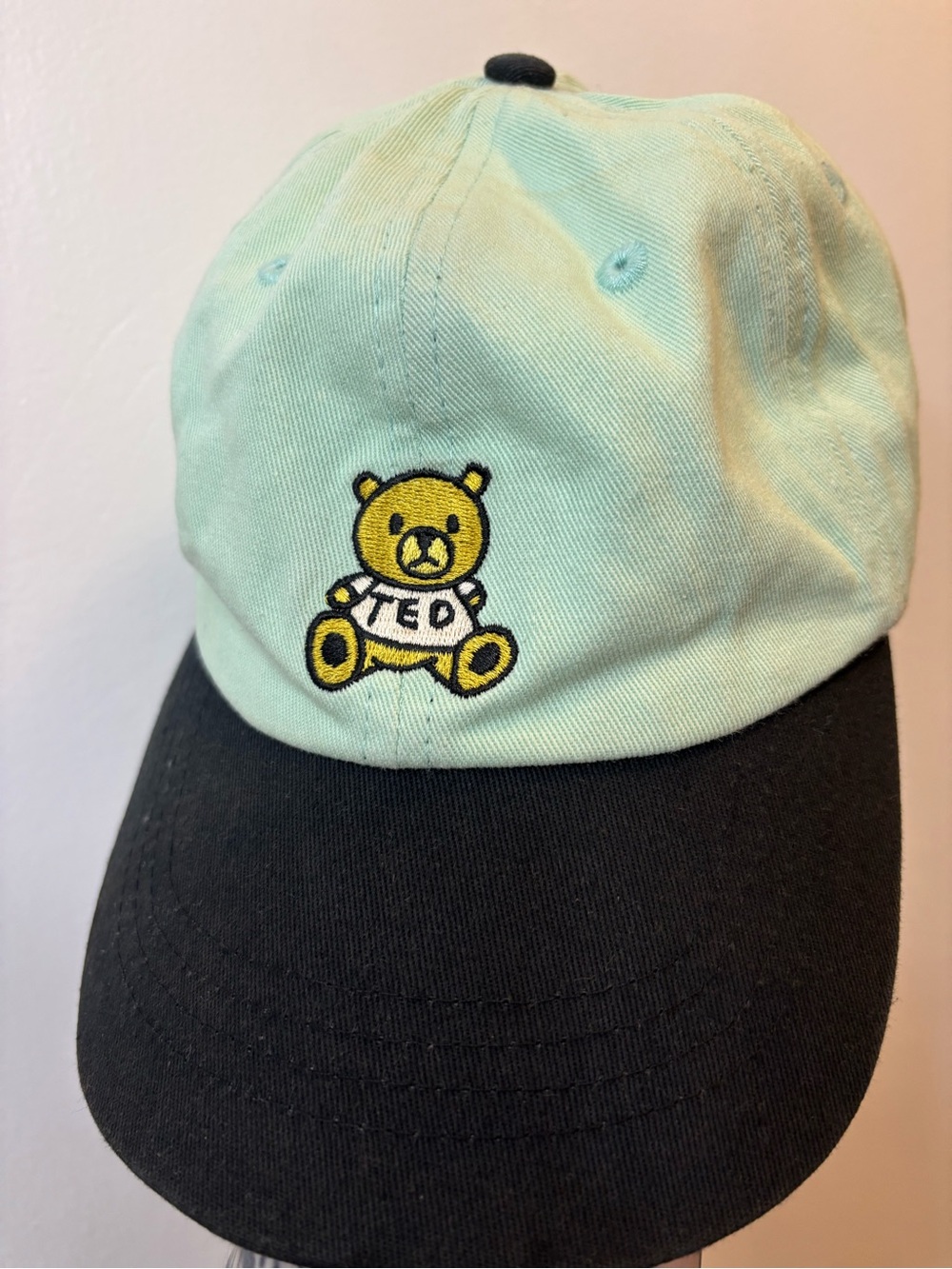 Rare! Teddy Fresh Mint Green Baseball Dad Hat Ted Cap logo Mother's Day 2019
